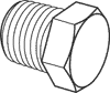 Verschlussstopfen mit NPT Gewinde 